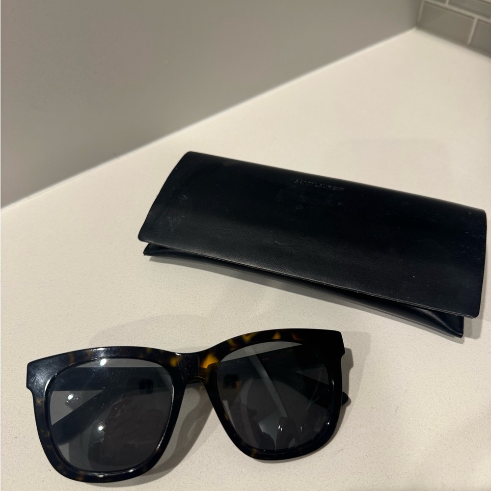 Saint Laurent Tortoise Shell Sunglasses